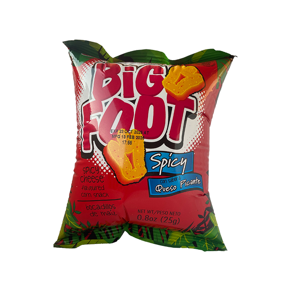 Bigfoot Spicy cheese flavored snack 25g