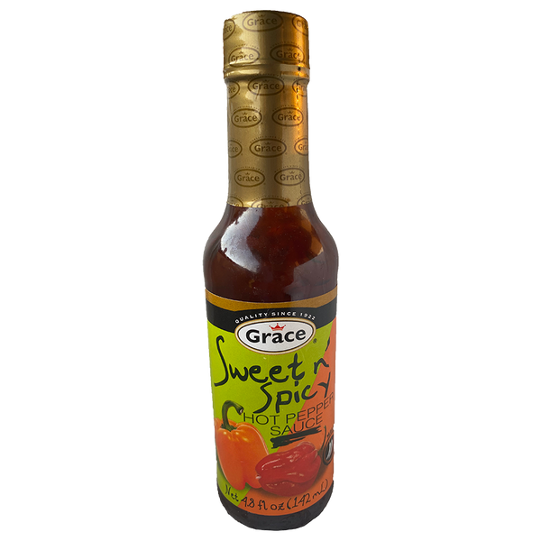 Grace Sweet n’ Spicy Hot Pepper Sauce 4.8oz
