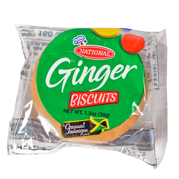 National Ginger Biscuit (1.3 OZ) - M&D Jamaican Delights