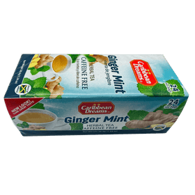 Caribbean Dreams Ginger Mint Herbal Tea (1.34 OZ)