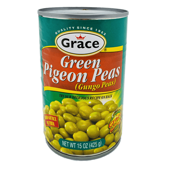 Grace Green Pigeon Peas/Gungo Peas (15OZ) - M&D Jamaican Delights
