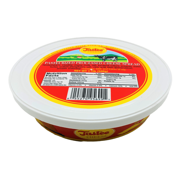 Jamaican Tastee Cheese - Pasteurized Processed Cheese Spread - M&D Jamaican Delights